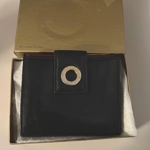 Celine compact black wallet